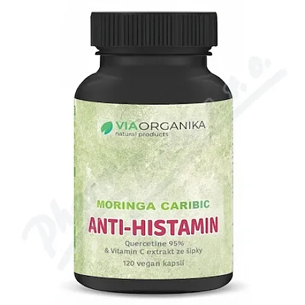 Via Organika Moringa caribic ANTI-HISTAMIN, 120 kapsułek