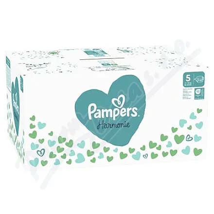 Pampers Harmonie 5 – pieluchy dla dzieci o wadze 11–16 kg, 152 sztuki