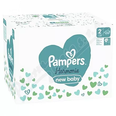 Pampers Harmonie New Baby 2 plenky 4-8kg 204ks