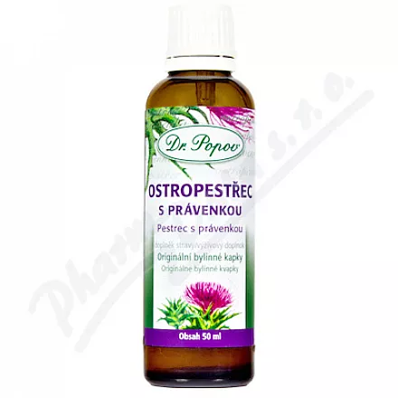 Dr.Popov Ziołowe krople z ostropestu plamistego 50ml