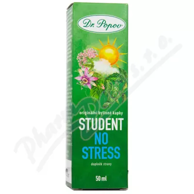 Dr.Popov Kapky bylinné Student-No stress 50ml