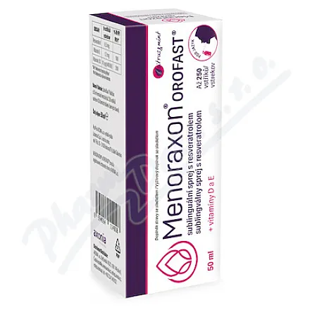 Menoraxon OROFAST podjęzykowy spray z resweratrolem50ml