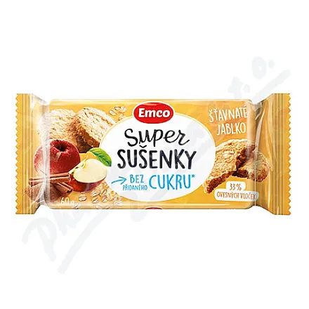 EMCO Super sušenky šťavnaté jablko 60g