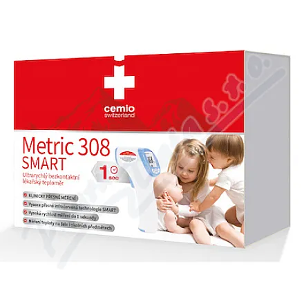 Inteligentny termometr bezdotykowy Cemio Metric 308