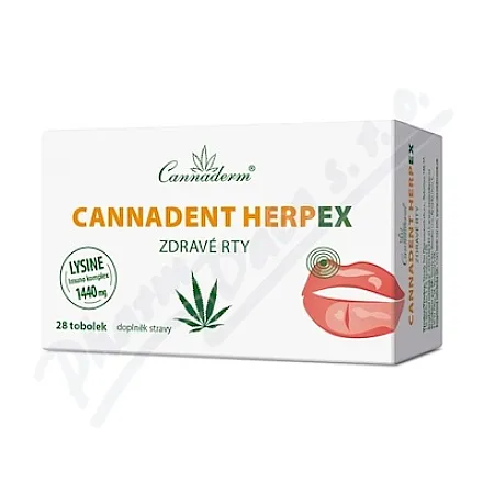 Cannaderm Cannadent HerpEX healthy lips 28 tob.