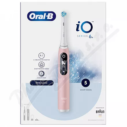 Oral-B iO Series 6 Pink elektrický kartáček