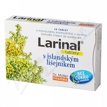Larinal s islandským lišejníkem tbl.16 Dr.Müller