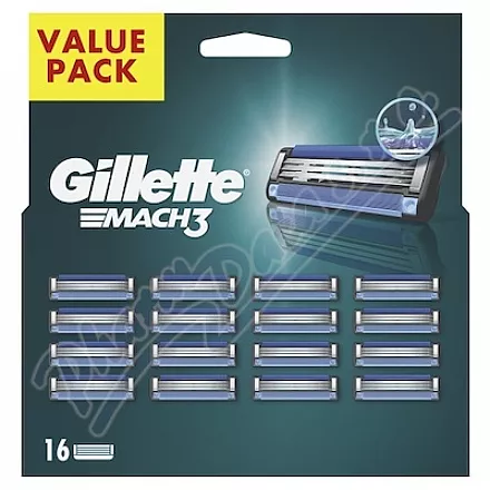 Gillette Mach3 náhradní hlavice 16ks