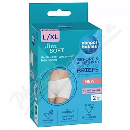 Canpol babies Majtki ciążowe 2w1 L/XL 2szt