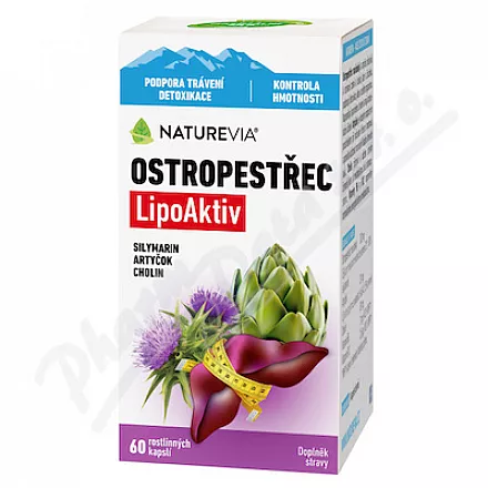 NatureVia Milk Thistle LipoAktiv cps.60