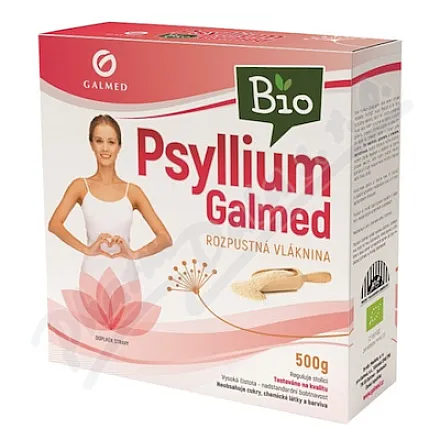 Psyllium – rozpuszczalny błonnik BIO 500 g Galmed