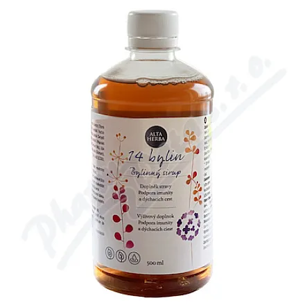 Syrop z 14 ziół ochrona organizmu 500ml
