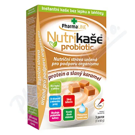 Nutrikaše probiotic protein a slaný karamel 3x60g