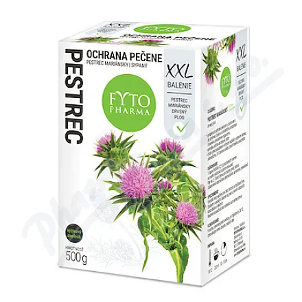 Ostropest plamisty rozdrobnione owoce XXL 500g Phytopharma