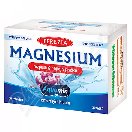 TEREZIA Rozpuszczalny napój magnezowy w proszku 30x6g
