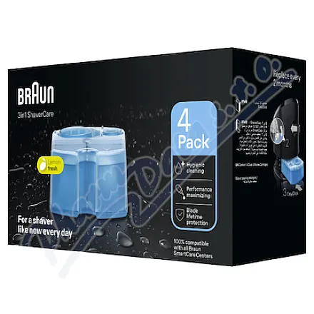 Braun ShaverCare čisticí kazeta 3v1 náplň 4ks