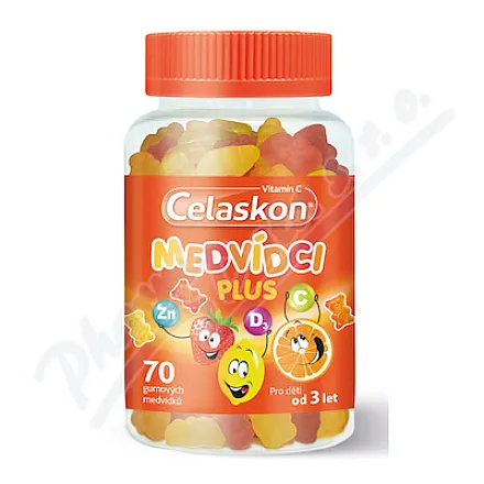Celaskon BEARS PLUS dla dzieci od 3 lat 70szt.