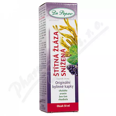 Dr.Popov Krople ziołowe Tarczyca zmniejszona 50ml