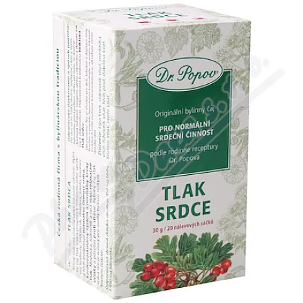 Dr.Popov Čaj Tlak srdce 20x1.5g