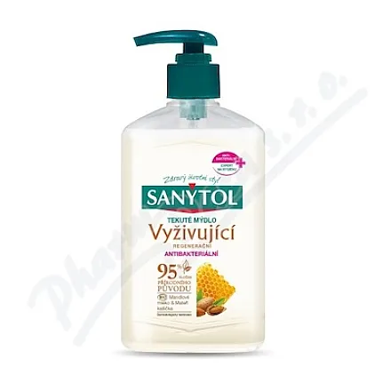SANYTOL tekuté mýdlo antibakter.Vyživující 250ml