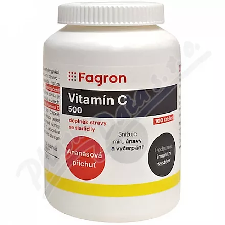 Vitamín C 500 tbl.100 Fagron