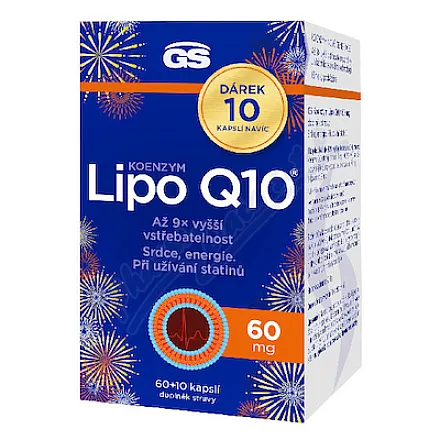 GS Koenzym Lipo Q10 60mg cps.60 10 gift