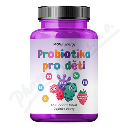 MOVit Energy probiotyki dla dzieci do ssania tbl.60