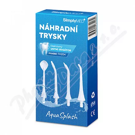 Zestaw wymiennych dysz SimplyMed do prysznica dentystycznego TH2D4