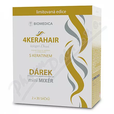 4KERAHAIR napój kolagenowy 2x30 saszetek na prezent