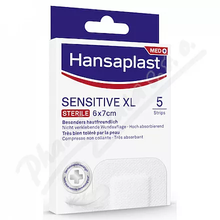Hansaplast Sensitive sterylny plaster XL 5szt