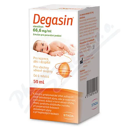 Degasin simethicone 66,6mg/ml emulsja wzdymająca 50ml