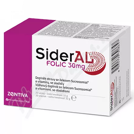 SiderAL Folic 30mg 20 saszetek