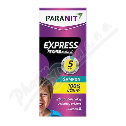 Paranit Express Shampoo 100ml grzebień