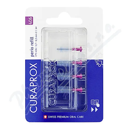 CURAPROX CPS 406 Perio refill mezizub.kartáček 4ks