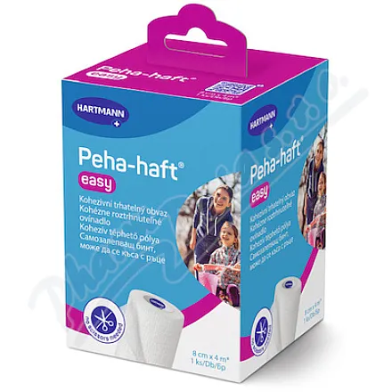 Peha-shaft łatwe spójne rozdarcie. bandaż 8cmx4m 1szt