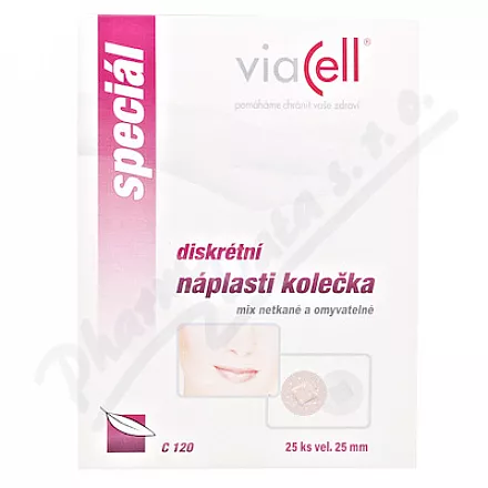 Kółka Viacell C120 25mm 25szt