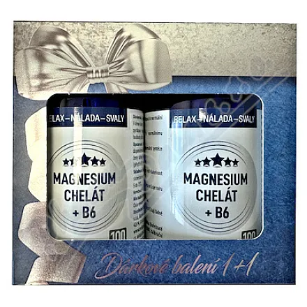 Chelat magnezu B6 cps.2x100 opakowanie upominkowe 1 1