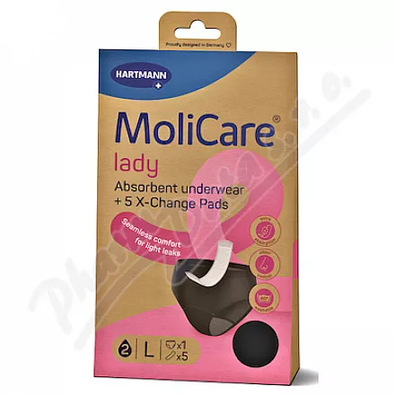 MoliCare lady absorpční prádlo L 1ks + vložky 5ks