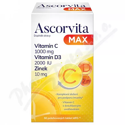 Ascorvita Max 60 tabletek