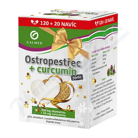 Ostropestřec curcumin forte cps 120 20 Galmed
