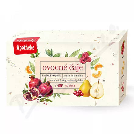 Apotheke Ovocné čaje mix 3x20sáčků