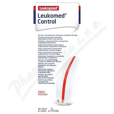 Leukoplast Leukomed Control abs.krytí 10x35cm 5ks