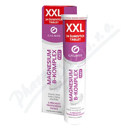 Magnesium B-komplex FAST XXL eff.tbl.24 Galmed