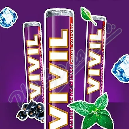 Vivil Czarna porzeczka bez cukru 28g