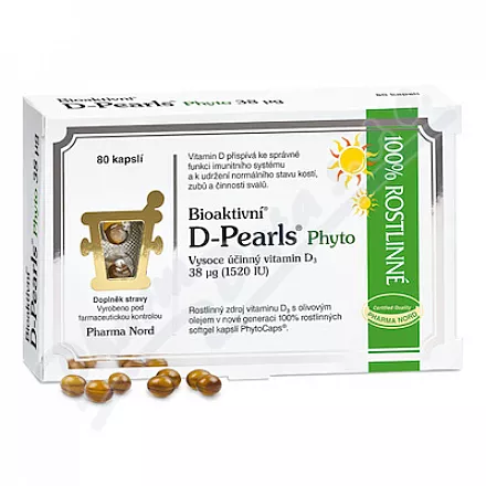 Pharma Nord Bioactive D-Pearls Phyto 38mcg cps.80