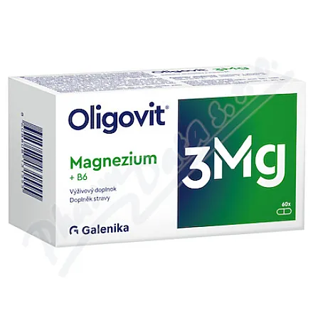 Oligovit 3Mg Magnezium+B6 tob.60 Galenika