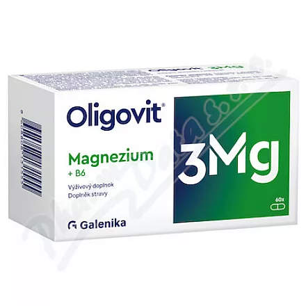Oligovit 3Mg Magnezium+B6 tob.60 Galenika