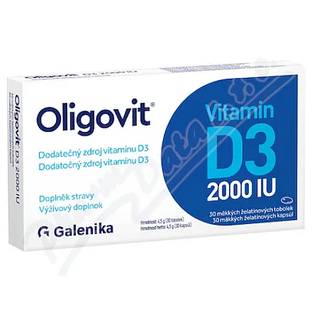 Oligovit Witamina D3 2000 IU tob.30 Galenika
