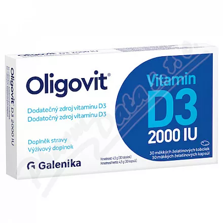 Oligovit Witamina D3 2000 IU tob.30 Galenika