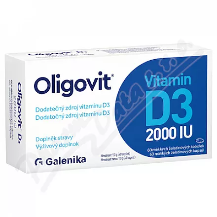 Oligovit Witamina D3 2000 IU tob.60 Galenika